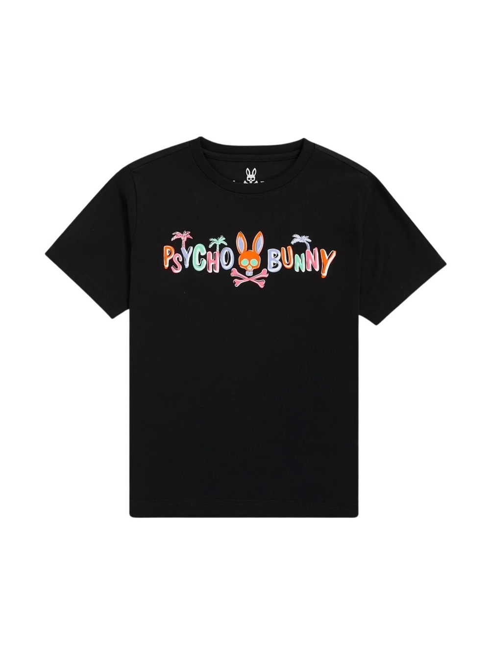 Psycho Bunny Kids Black Jackson Hand Drawn Tee Size 7